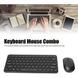 Комплект бездротова клавіатура та комп'ютерна миша wireless 902 Чорна