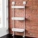 Полка настенная над унитазом Portable Toilet And Bathroom Storage Rack Белая