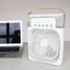 Вентилятор настольный с увлажнением и подсветкой от USB 500ml Белый
