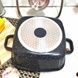 Кастрюля квадратная с крышкой 6,7л 28см Top Kitchen TК00056 Черная