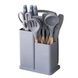 Набір кухонного приладдя 19 предметів Kitchen Set Сірий