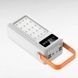 Power Bank 100000 mAh с ремешком, фонарем и встроенными кабелями для зарядки YM-638 CX Белый