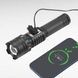 Фонарь аккумуляторный ручной Li-Ion Power Bank, ЗУ Type-C, магнит, zoom NIGHT VISION FLUORESCENCE CB-A282-TG+COB(White+Red)