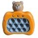 Іграшка антистрес Pop it PRO Bear TEDDY ORANGE
