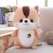 Игрушка подушка с пледом внутри 3 в 1 Белочка Коричневый