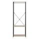 Вешалка напольная для одежды и обуви Loft System SAM015 Черная с коричневым