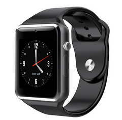 Умные Часы Smart Watch А1 black + Наушники подарок