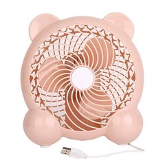 Настільний вентилятор BY-C180-2 Рожевий