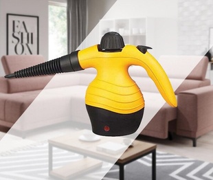 Ручний вертикальний отпариватель - пароочиститель Steam cleaner DF-A001 Жовтий