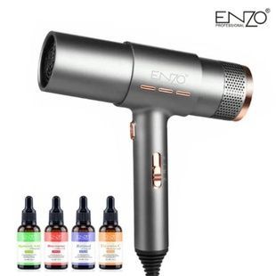 Фен для сушки волос с маслами ENZO EN-8003 Silver