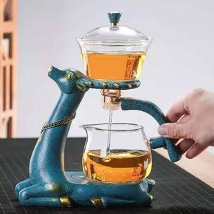 Чайник-заварник Лань H1213 із магнітним дозатором 300ml Блакитний