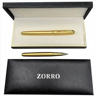 Ручка шариковая металлическая в подарочном футляре ZORRO 3107 Золотое