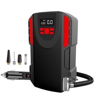 Автомобільний компресор з дисплеєм 30л/хв, 12V, 100W MAG-706 NGB23 Чорний з червоним