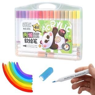 Маркери акварельні 48шт Water color pen 655-48