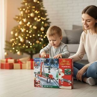 Залізниця Новорічна Merry Christmas 9263-4C