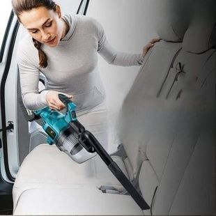 Пылесос аккумуляторный стаканный с НЕРА фильтром 20V VAKUAM Черный с голубым