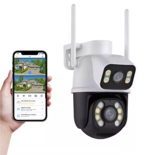 Камера уличная поворотная IP 4к/8.0мп Wifi BESDER A28B Белая
