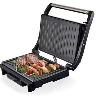 Гриль электрический прижимной с антипригарным покрытием Steak machine R.537 RAF Черный