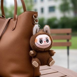 Игрушка-брелок Лалубу механическая заводная H-15см M 19490 Темно-коричневая