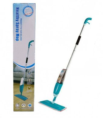 Швабра с распылителем Healthy Spray Mop голубая