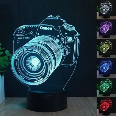 Настольный светильник New Idea 3D Desk Lamp Фотоаппарат
