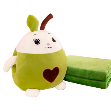 Іграшка-плед подушка муфта Авокадо 35 см