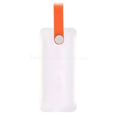 Power Bank 100000 mAh з ремінцем та ліхтарем YM-655 Білий