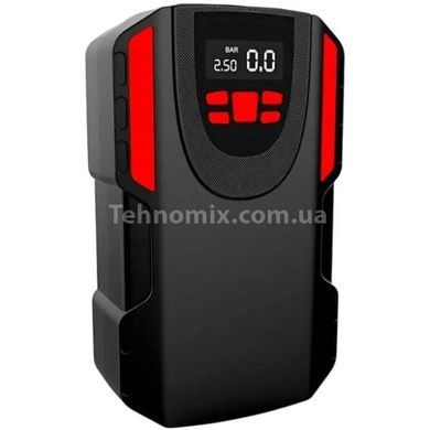 Компрессор автомобильный с дисплеем 30л/мин, 12V, 100W MAG-706 NGB23 Черный с красным