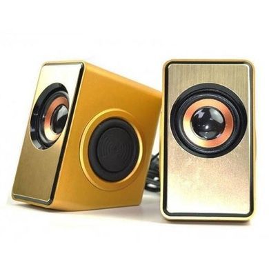Колонки акустические для компьютера FT-2048 Золотые