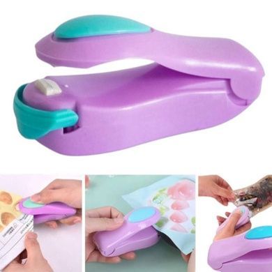 Запайщик пакетов ручной Mini Vacuum Sealer Фиолетовый