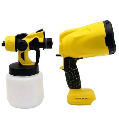 Краскопульт акумуляторний із двома акумуляторами 48V SprayGun X-448 Жовтий