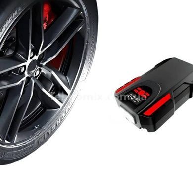 Компрессор автомобильный с дисплеем 30л/мин, 12V, 100W MAG-706 NGB23 Черный с красным