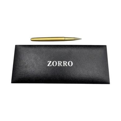 Ручка кулькова металева в подарунковому футлярі ZORRO 3107 Золоте