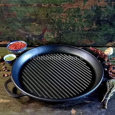 Котел узбекский WOK с крышкой-сковородкой гриль Maysternya V12СРГрWok 12л