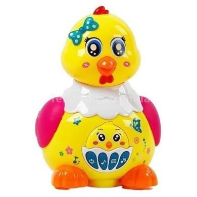 Игрушка Курочка музыкальная несет яйца TK Group Голубая