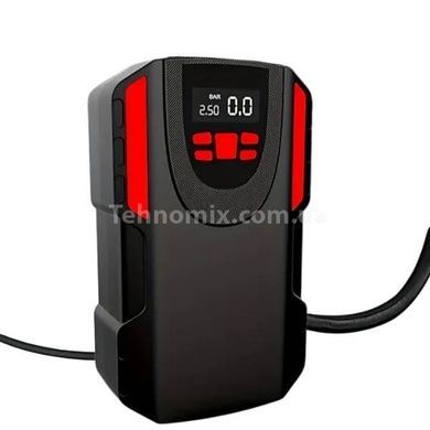 Компрессор автомобильный с дисплеем 30л/мин, 12V, 100W MAG-706 NGB23 Черный с красным