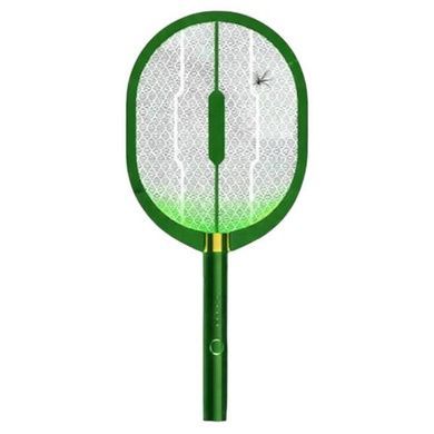 Мухобойка электрическая аккумуляторная 1200 мАч 5Вт USB Mosquito Swatter Зеленая
