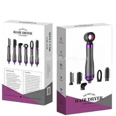 Фен-стайлер со сменными насадками 6в1 HAIRE DRYER HA61