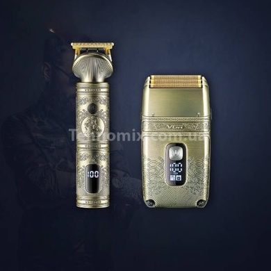 Комплект для стрижки и бритья VGR 2 в 1 V-649 Золото