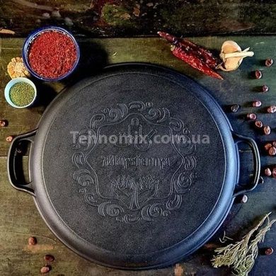 Котел узбекский WOK с крышкой-сковородкой гриль Maysternya V12СРГрWok 12л