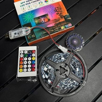 Лента LED 1m+0.5m APP Bluetooth USB c пультом