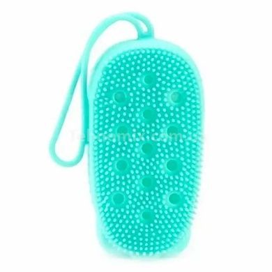 Двосторонній масажний мочалка для купання Bath Brush Зелений
