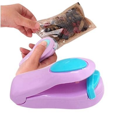 Запайщик пакетов ручной Mini Vacuum Sealer Фиолетовый