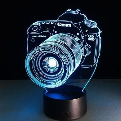 Настільний світильник New Idea 3D Desk Lamp Фотоапарат