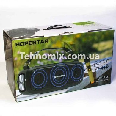 Колонка Bluetooth HOPESTAR A20 PRO + микрофон Желтая