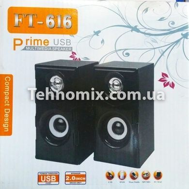 Компьютерные колонки PC 2.0 F&T FT 616 (деревянный)