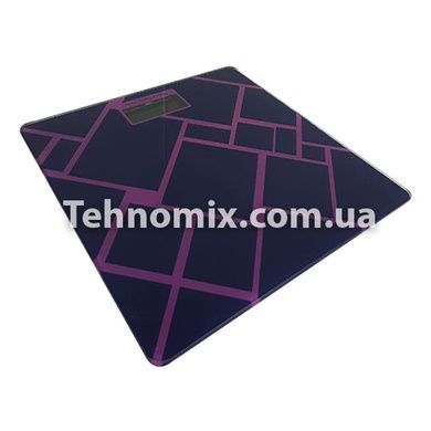 Весы напольные MATARIX MX-453 180 кг Фиолет с узором