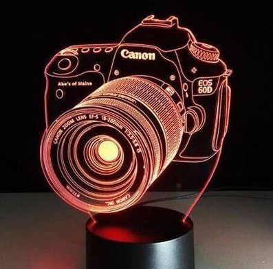 Настільний світильник New Idea 3D Desk Lamp Фотоапарат