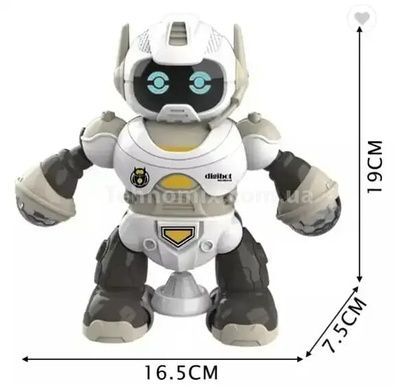 Робот интерактивный танцующий светящийся Rotating Robot Желтый