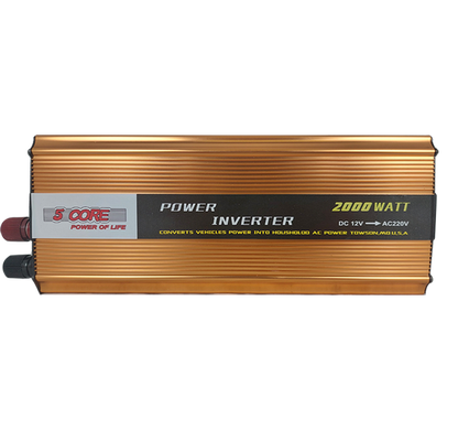 Перетворювач Інвертор 12V-220V 2000W 5 CORE